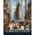 NYC amazing views of the Big Apple: Absurd, surreal, metaphisical, baroque, incredible & fantastic - Paperback