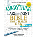 The Everything Large-Print Bible Word Search Book, Volume 3: 150 Bible Word Search Puzzles - In Easy-To-Read Large Print - Paperback