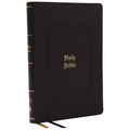KJV Holy Bible: Giant Print Thinline Bible, Black Leathersoft, Red Letter, Comfort Print: King James Version (Vintage Series) - Imitation Leather