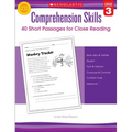 Comprehension Skills: Short Passages for Close Reading: Grade 3 - Paperback