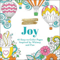 Pretty Simple Coloring: Joy: 45 Easy-To-Color Pages Inspired by Whimsy and Fun - Paperback