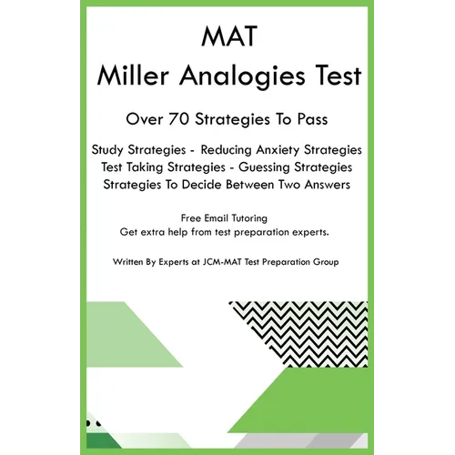 MAT Miller Analogies Test - Paperback