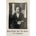 When Poetry Was The World - Paperback