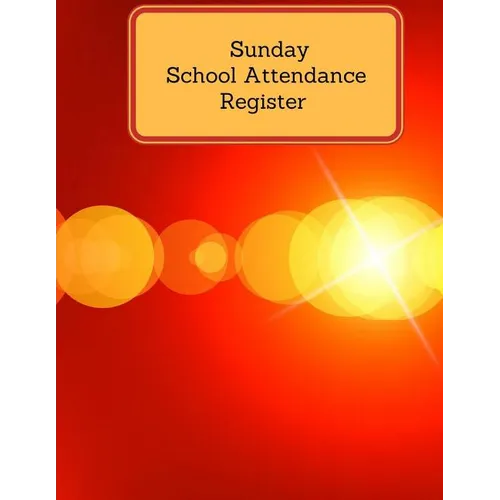 Sunday School Attendance Register - Paperback