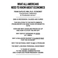 What All Americans Need To Know About Economics - Paperback