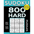 Sudoku Book 800 Hard Puzzles: Sudoku Puzzle Book With Only One Level of Difficulty - Paperback