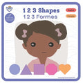 1 2 3 Shapes - 1 2 3 Formes: Bilingual French-English Book, Livre bilingue français-anglais - Paperback