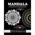 Mandala coloring book for adults relaxation Black background: MANDALAS PATTERN ON BLACK BACKGROUND. This collection of beautiful Mandala designs - Paperback