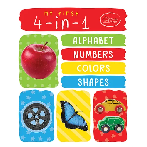My First 4 in 1: Alphabet, Numbers, Colors, Shapes - Board Book