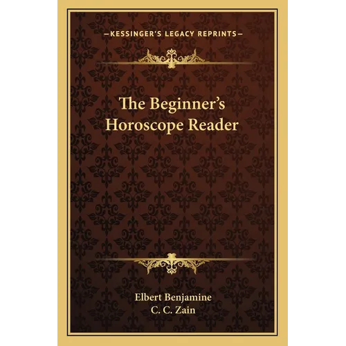 The Beginner's Horoscope Reader - Paperback
