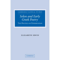 Solon and Early Greek Poetry: The Politics of Exhortation - Paperback