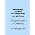 Demeter's Manual of Parliamentary Law and Procedure: Blue Book Edition - Paperback