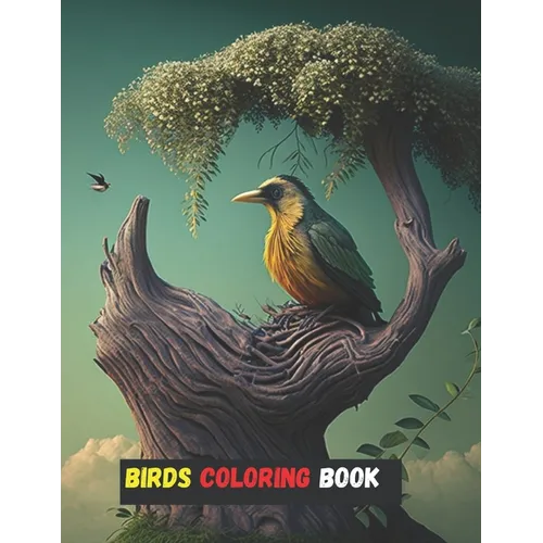 Birds Coloring book: Unique and Amazing Beautiful Designs Relaxing Coloring Book For Adults and Kids - Paperback