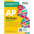 AP Biology Premium, 2026: Prep Book with 6 Practice Tests + Comprehensive Review + Online Practice - Paperback