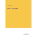 Waifs of Three Years - Paperback