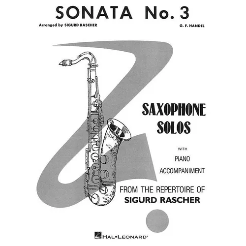Sonata No. 3: Alto Sax and Piano - Paperback