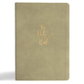 KJV Super Giant Print Reference Bible, Sage Suedesoft Leathertouch - Imitation Leather
