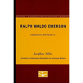 Ralph Waldo Emerson - American Writers 41: University of Minnesota Pamphlets on American Writers - Paperback