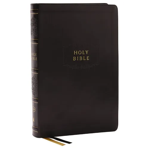 KJV Holy Bible with 73,000 Center-Column Cross References, Black Leathersoft, Red Letter, Comfort Print: King James Version - Imitation Leather