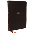 NKJV Holy Bible, Super Giant Print Reference Bible, Brown Bonded Leather, 43,000 Cross References, Red Letter, Comfort Print: New King James Version - Bonded Leather