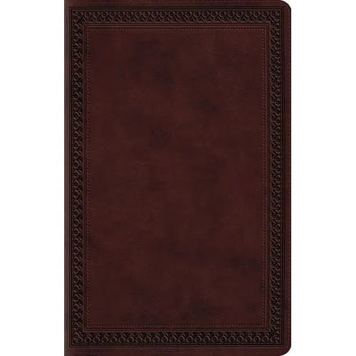 ESV Premium Gift Bible (Trutone, Mahogany, Border Design) - Imitation Leather