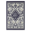 KJV Bible Outreach Softcover, Floral - Leather