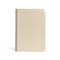 CSB Large Print Compact Reference Bible, Gold Leathertouch - Imitation Leather