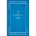 Rvr 1960 Biblia Económica de Evangelismo, Azul Tapa Rústica - Paperback