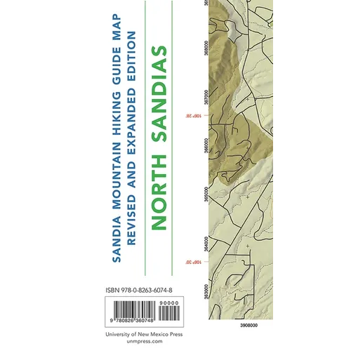 Sandia Mountain Hiking Guide Map, Revised and Expanded Edition - Loose Leaf