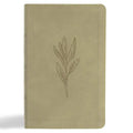 KJV Single-Column Personal Size Bible, Sage Suedesoft Leathertouch - Imitation Leather