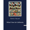 What I Saw In California - Paperback