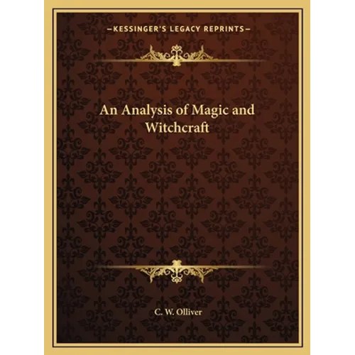 An Analysis of Magic and Witchcraft - Paperback