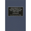 Discography of Western Swing and Hot String Bands, 1928-1942 - Hardcover