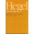 Hegel: Faith and Knowledge: An English translation of G. W. F. Hegel's Glauben und Wissen - Paperback