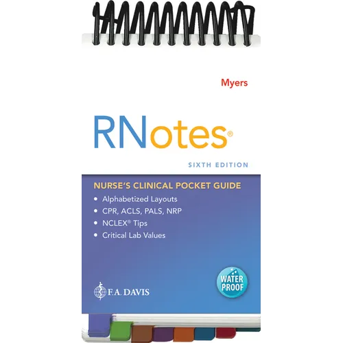 Rnotes(r): Nurse's Clinical Pocket Guide - Spiral