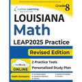 LEAP Test Prep: 8th Grade Math Practice Workbook and Full-length Online Assessments: LEAP Study Guide - Paperback