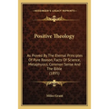 Positive Theology: As Proved By The Eternal Principles Of Pure Reason, Facts Of Science, Metaphysics, Common Sense And The Bible (1895) - Paperback