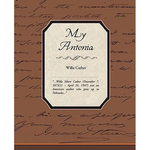 My Antonia - Paperback