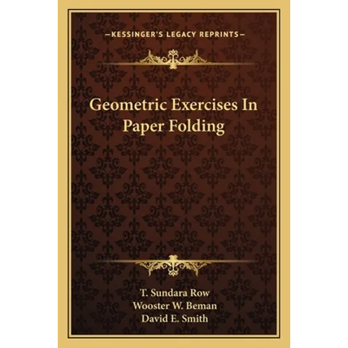 Geometric Exercises In Paper Folding - Paperback