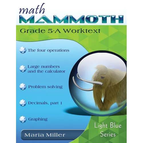 Math Mammoth Grade 5-A Worktext - Paperback