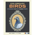 Coloready Birds: 20 Modern Paint-By-Number Prints - Paperback