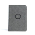 CSB Large Print Compact Reference Bible, Stone Leathertouch - Imitation Leather