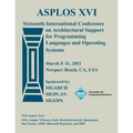 Asplos XVI - Paperback
