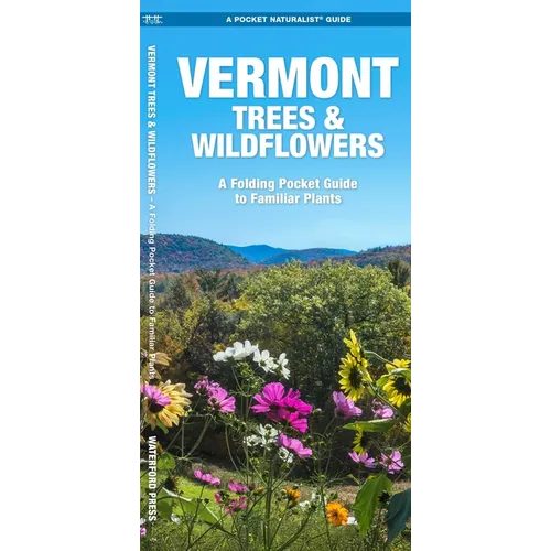 Vermont Trees & Wildflowers: A Folding Pocket Guide to Familiar Plants - Paperback