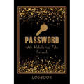 Password LogBook for Work with Alphabetical Tabs AND Mocern Premium Gold Cover: WTF is my Password Notebook Keeper for Your All Passwords Premium Gold - Paperback
