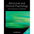 Abnormal and Clinical Psychology: An Introductory Textbook - Paperback