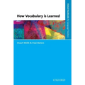 How Vocabulary is learned - Paperback