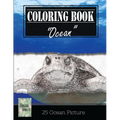 Ocean Sealife Greyscale Photo Adult Coloring Book, Mind Relaxation Stress Relief: Just added color to release your stress and power brain and mind, co - Paperback
