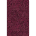 ESV Value Thinline Bible (Trutone, Raspberry, Floral Design) - Imitation Leather