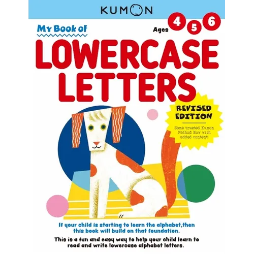 Kumon My Book of Lowercase Letters: Revised Ed - Paperback